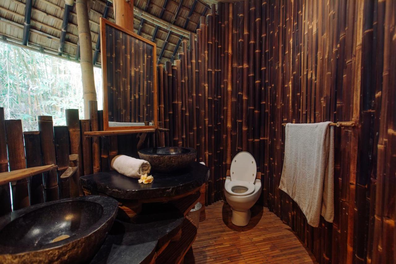 Temple House 3Bds Eco Bamboo House Pool River View Bringkit Kültér fotó