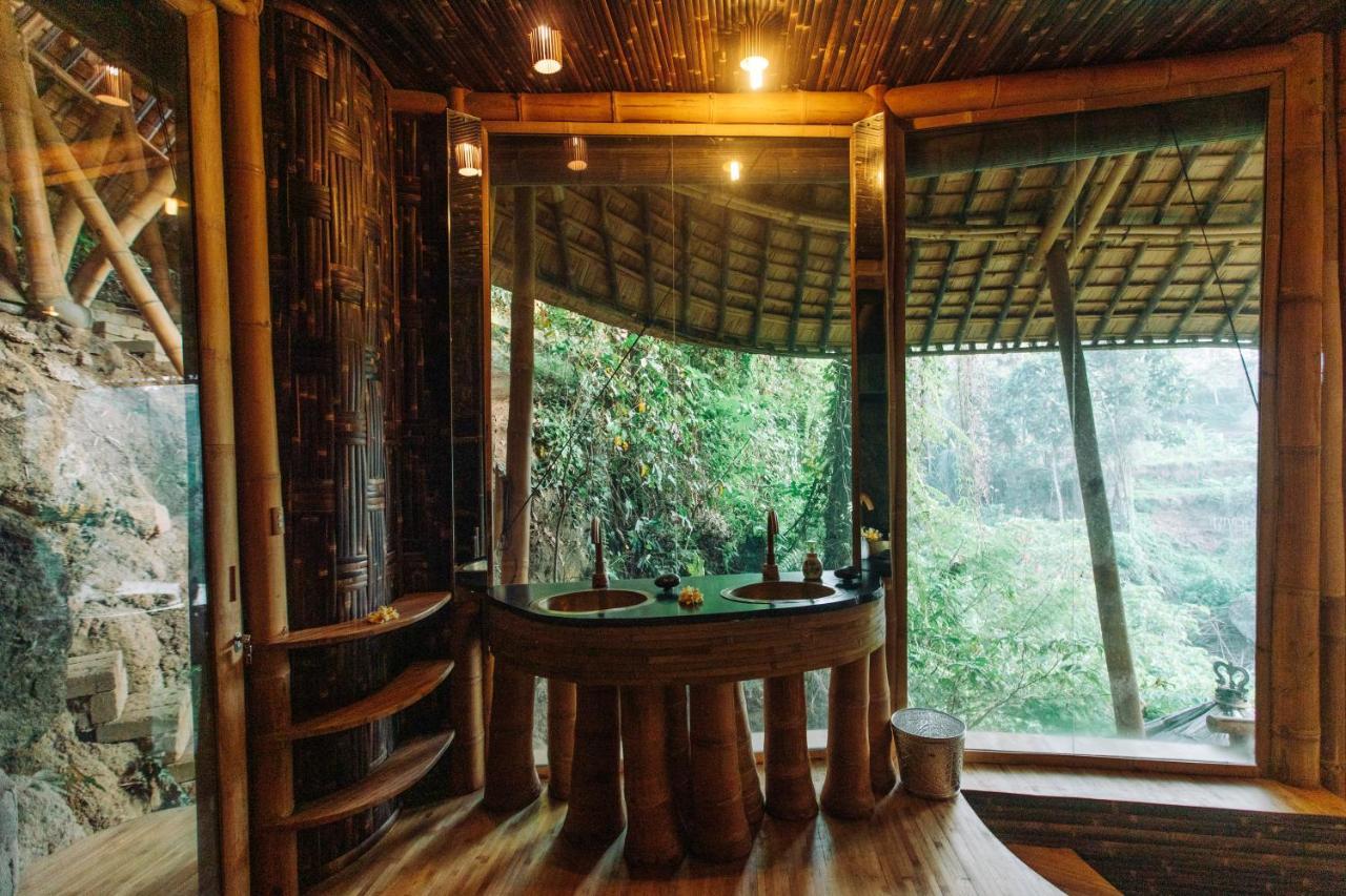 Temple House 3Bds Eco Bamboo House Pool River View Bringkit Kültér fotó