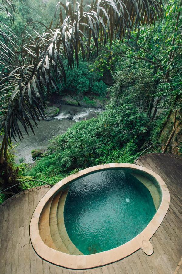 Temple House 3Bds Eco Bamboo House Pool River View Bringkit Kültér fotó