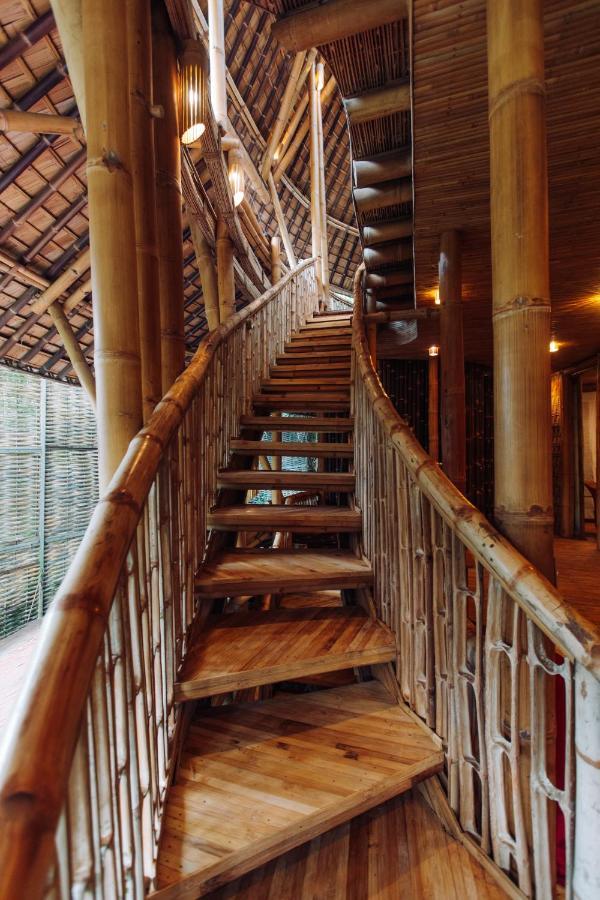 Temple House 3Bds Eco Bamboo House Pool River View Bringkit Kültér fotó