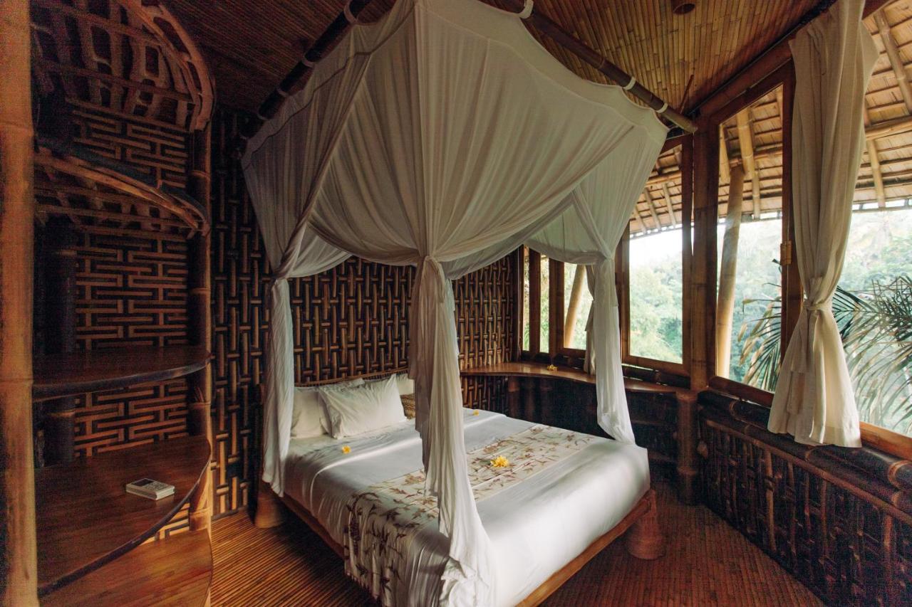 Temple House 3Bds Eco Bamboo House Pool River View Bringkit Kültér fotó